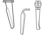 Knives and tines for power harrows